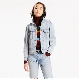 Levi’s Ex-Boyfriend Trucker Jacket, Light Wash